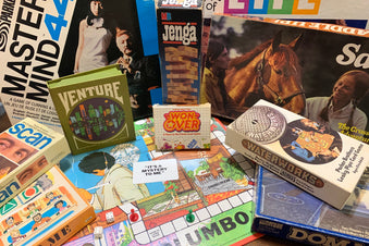 Vintage Board Games Box