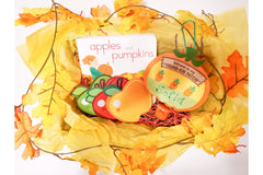 Colorful activity sheets from The Storytime Box featuring counting and addition exercises for children in a subscription box