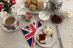 Cream Tea baking kit (available at checkout as an add on item or see our shop on Etsy for a one off purchase without a subscription). 

