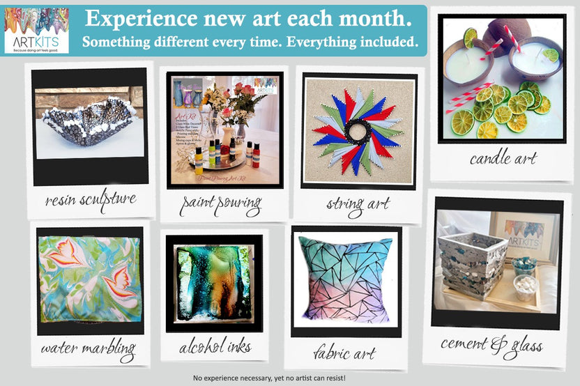 Diverse Monthly Art Box - DIY Art Kits you can't wait to try!