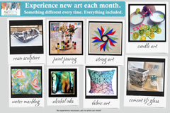 Diverse Monthly Art Box - DIY Art Kits you can't wait to try!