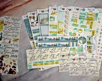 Monthly Functional Planner Sticker Subscription Box for Planners - Calendars, Happy Planner, Bullet Journal, Leafy Treetops, Pocket, A5, EC, TN, Hobonichi Weeks