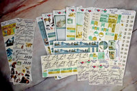 Monthly Functional Planner Sticker Subscription Box for Planners - Calendars, Happy Planner, Bullet Journal, Leafy Treetops, Pocket, A5, EC, TN, Hobonichi Weeks