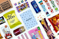 The Big Braind box, which contrains a bunch of the big brands around the world such as Coca Cola, Katjes, etc...