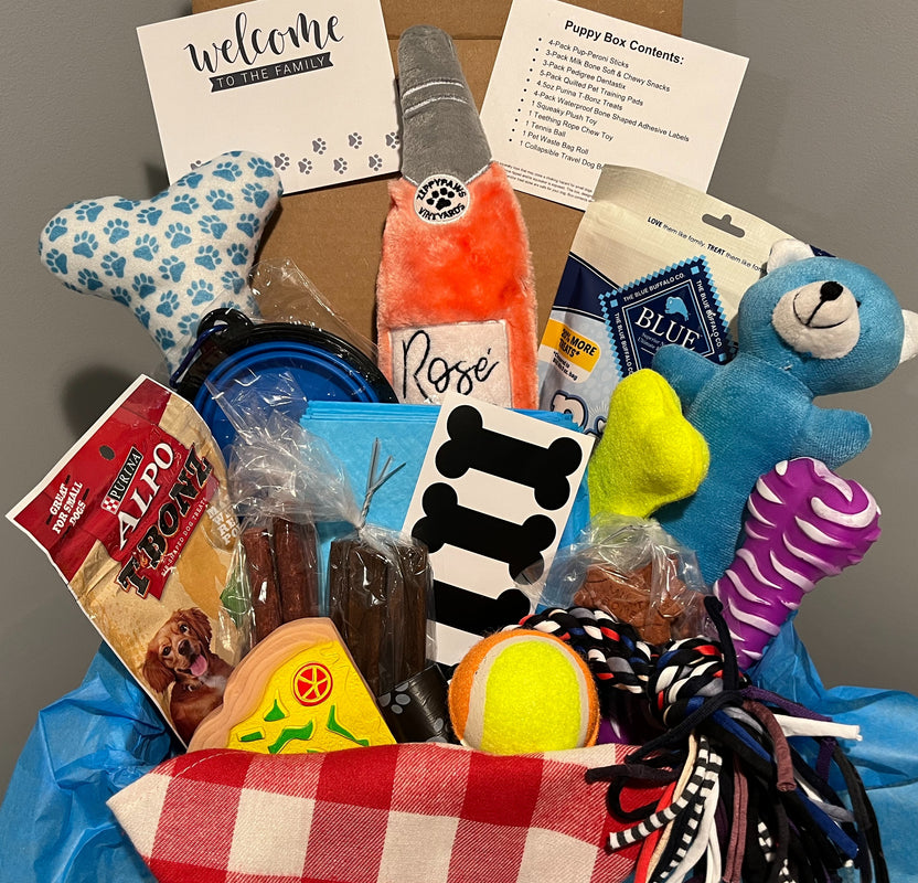 New Puppy Gift Box Dog Box, Dog Care Package New Dog Owner Gift