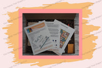 The DIY box includes easy-to-follow instructions and a detailed color guide for a smooth crafting journey.