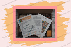 The DIY box includes easy-to-follow instructions and a detailed color guide for a smooth crafting journey.